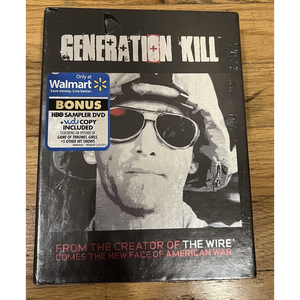 Generation Kill HBO Mini-Series DVD 3-Disc Set 2008 New Sealed Walmart Edition‎